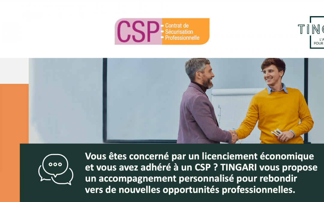 Brochure : Contrat de sécurisation professionnelle (CSP)